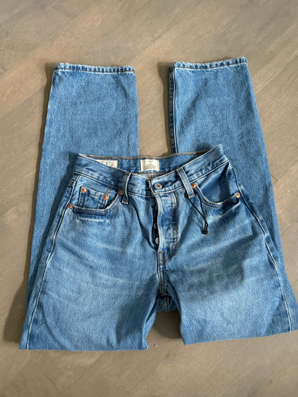 Levi's 501 Blue Denim Jeans